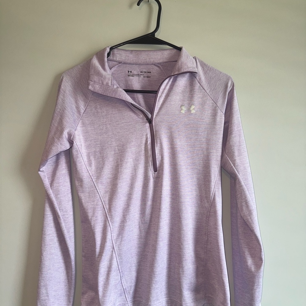 Under Armour Light Purple Quarter-Zip Top